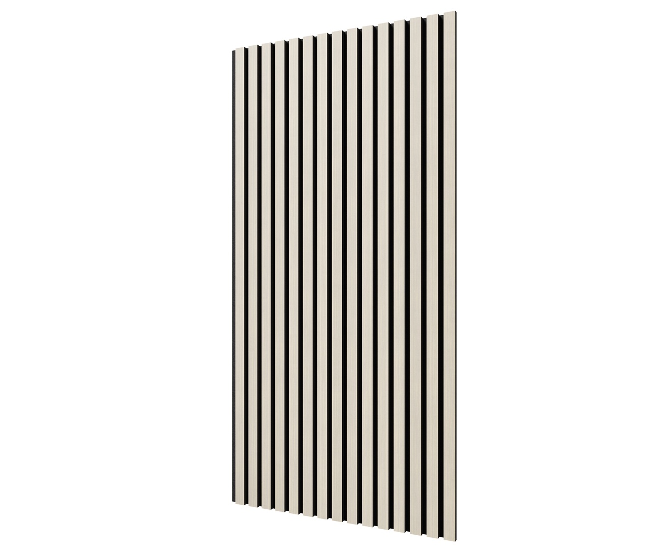 МДФ стеновая панель акустическая Cosca Decor Монако Дуб Клэр Светлый черный войлок 1200×600×21